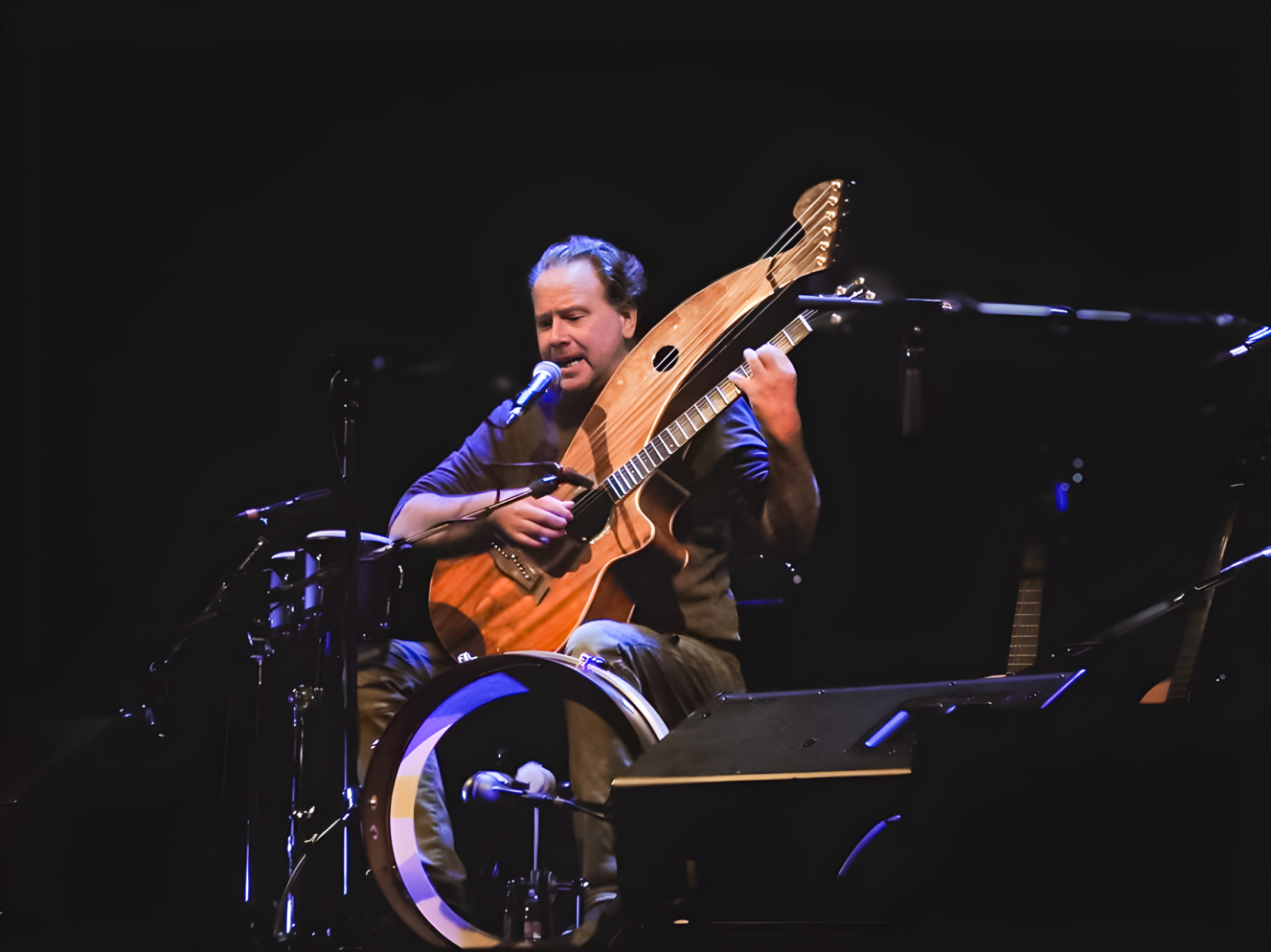 Brian Gore With Harp Guitar Credit Shae Code